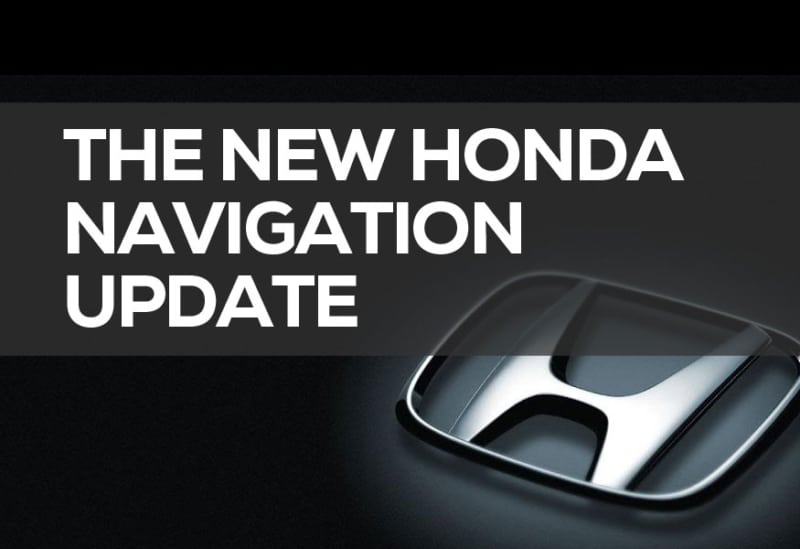 Honda Navigation DVD 2022 - New Navigation System Updates